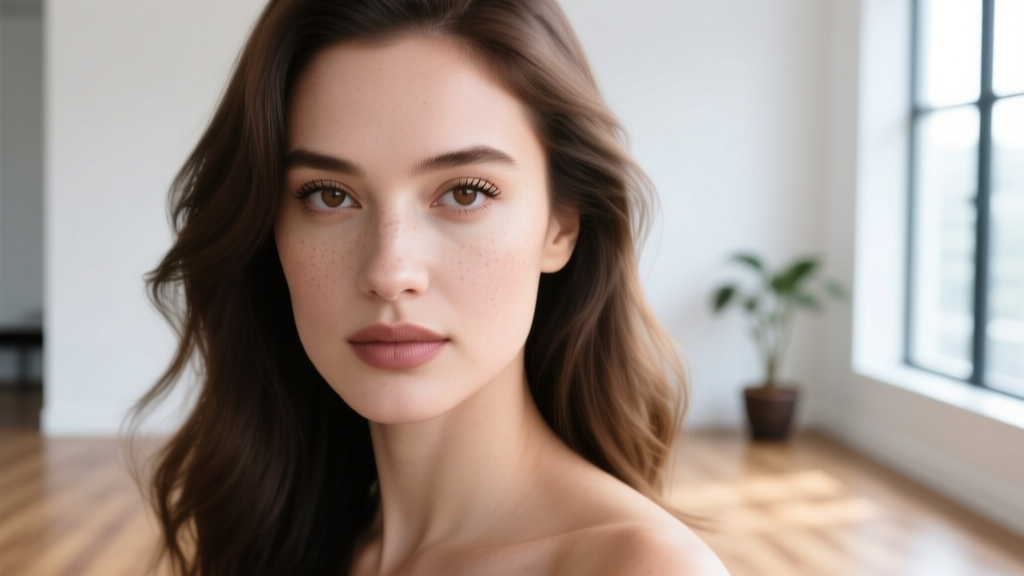 Close-up of a woman