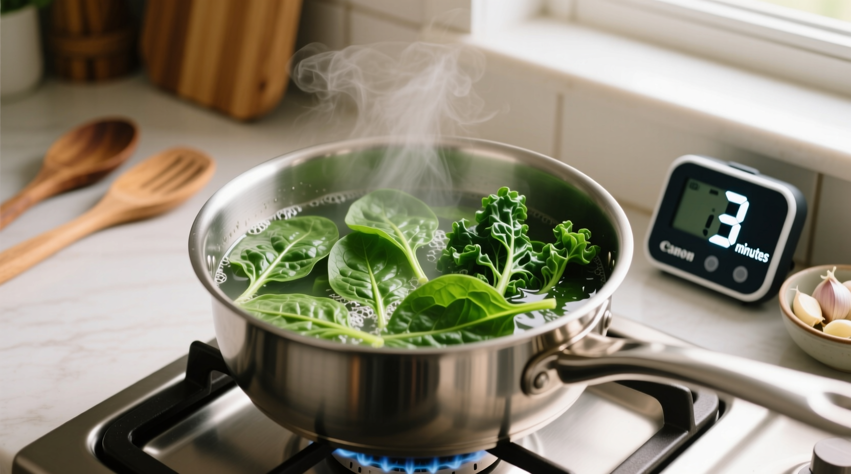 how long does it take to cook greens