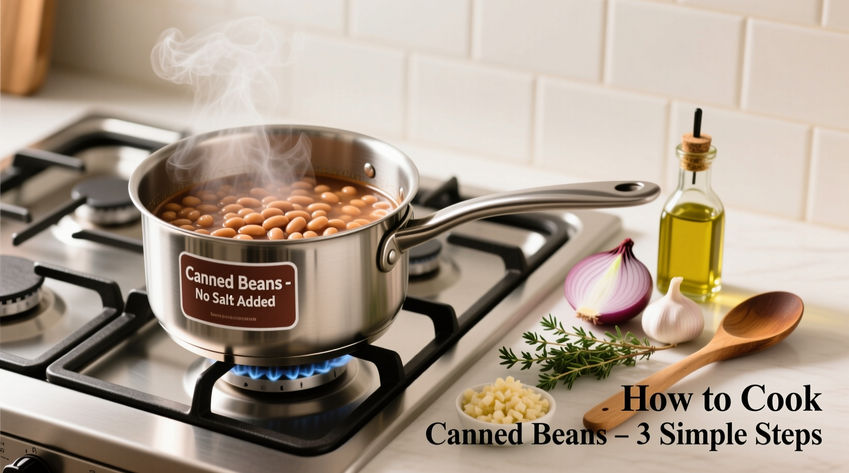 how to cook canned beans