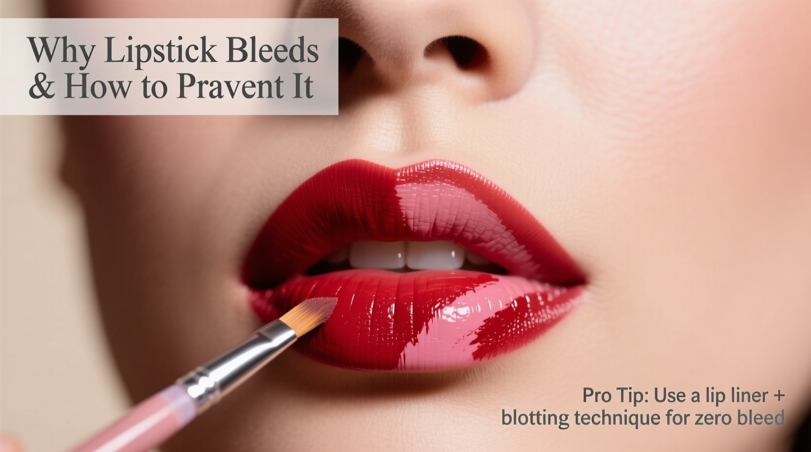 why does my lipstick bleed and how to keep it perfectly in line