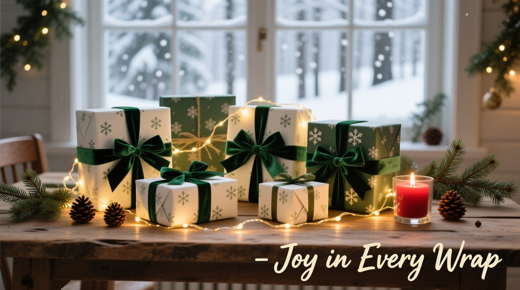 how to coordinate christmas gifts with matching wrapping and light themes