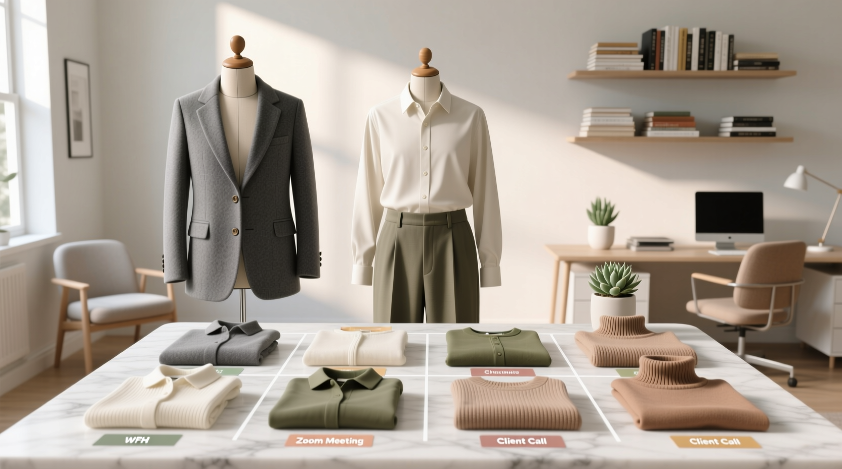 capsule wardrobe for hybrid work