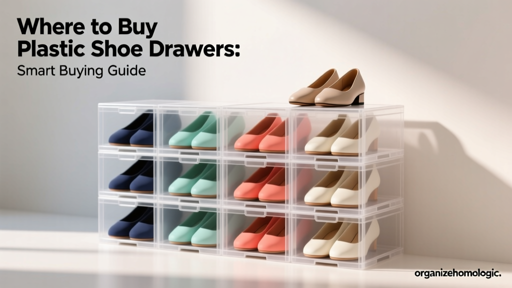 Where to Buy Plastic Shoe Drawers: Smart Buying Guide