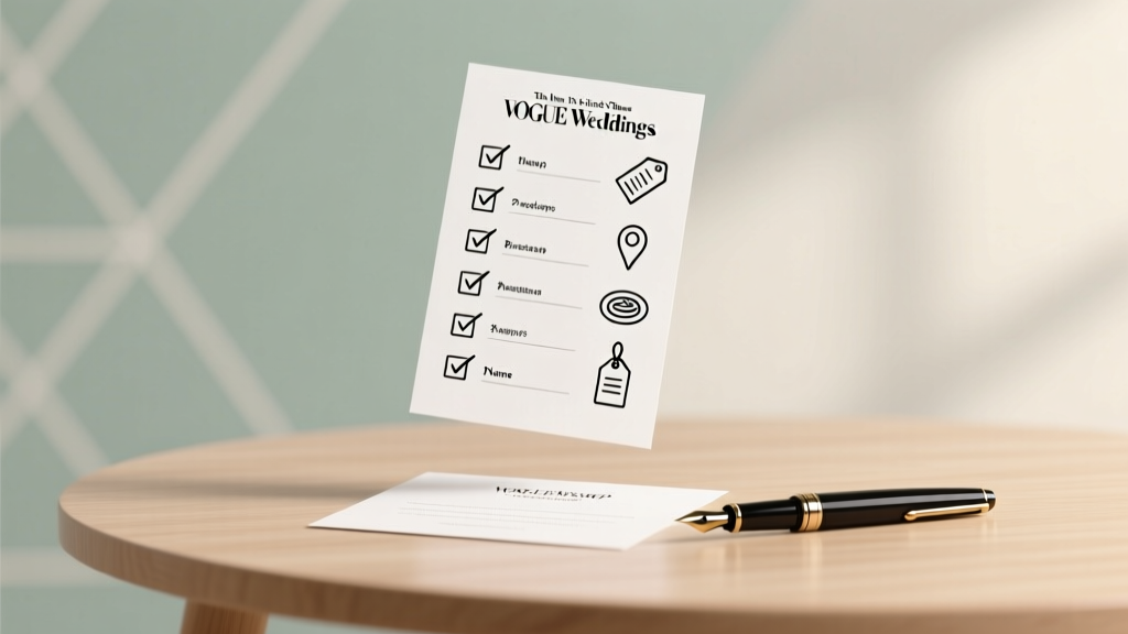 Wedding RSVP Card: 7-Step Checklist (2026)