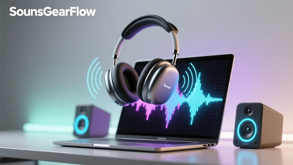 Bluetooth Headphones + Laptop Speakers Simultaneously
