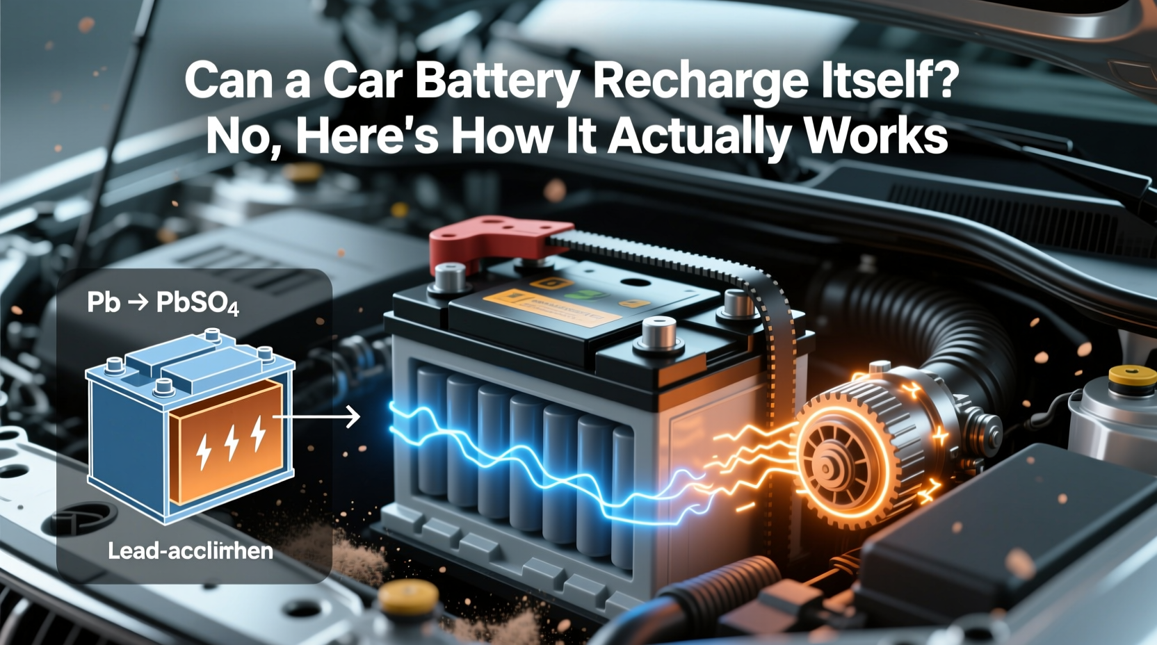 can a car battery recharge itself