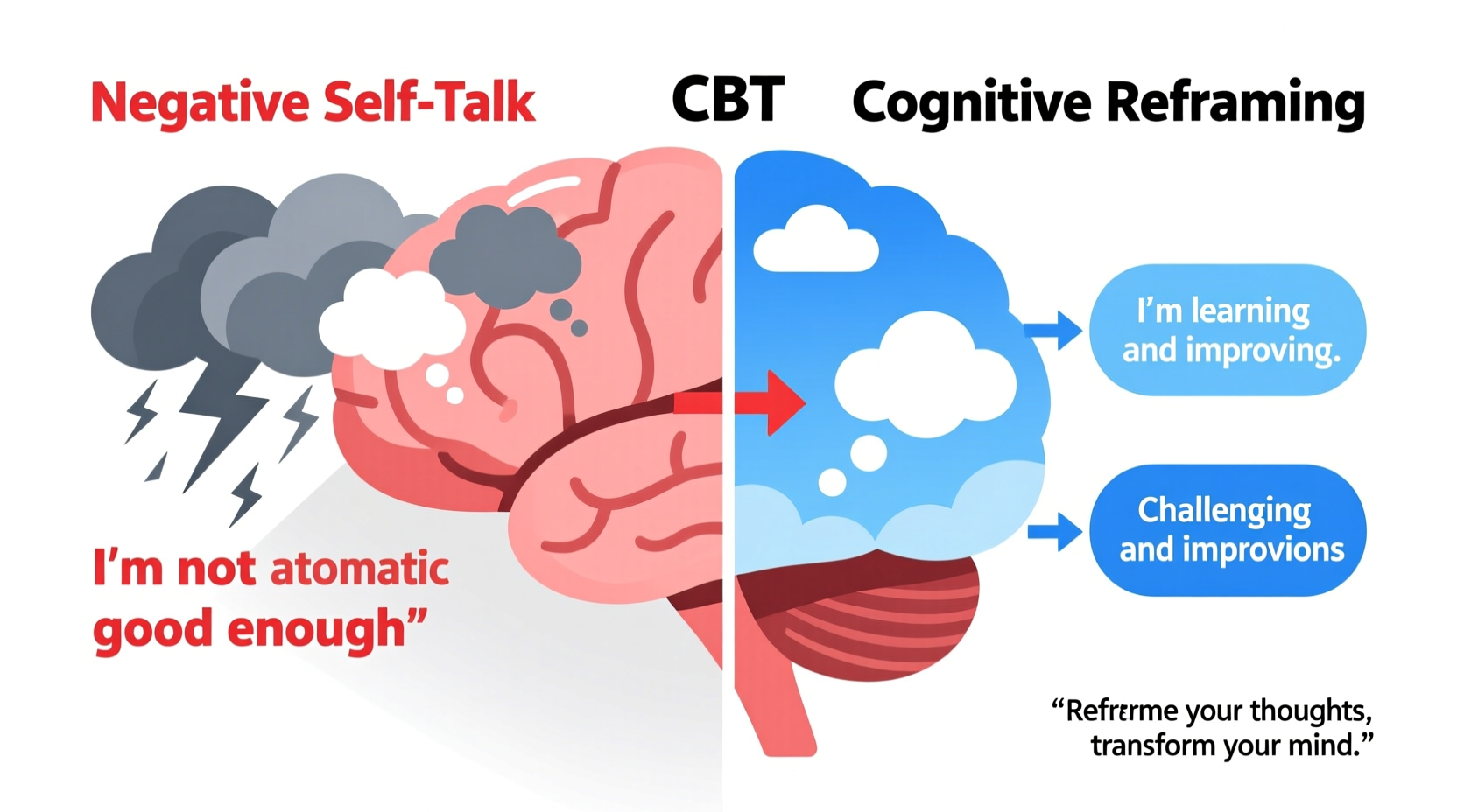 how to break the cycle of negative self talk with cognitive techniques