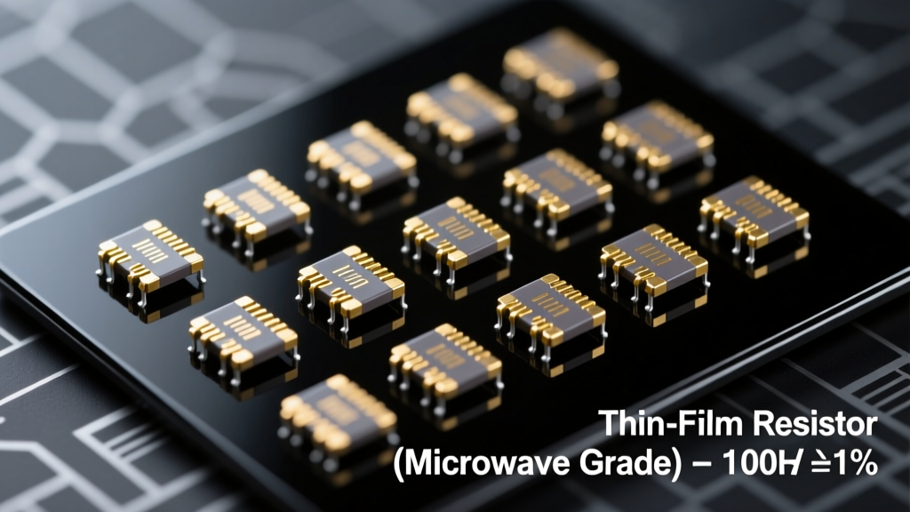 Tiny Thin Film Resistor Chips Suit Microwave Applications: Precision, Stability, and RF Performance at Millimeter-Wave Frequencies