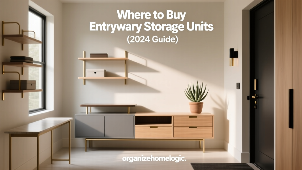 Where to Buy Entryway Storage Units (2024 Guide)