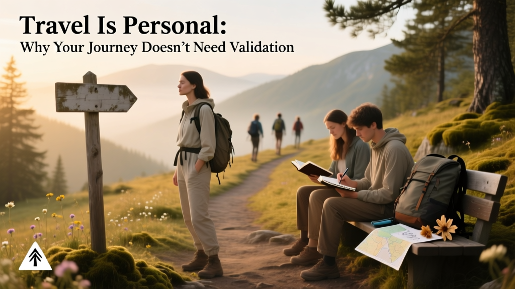 Travel Is Personal: Why Your Journey Doesn’t Need Validation