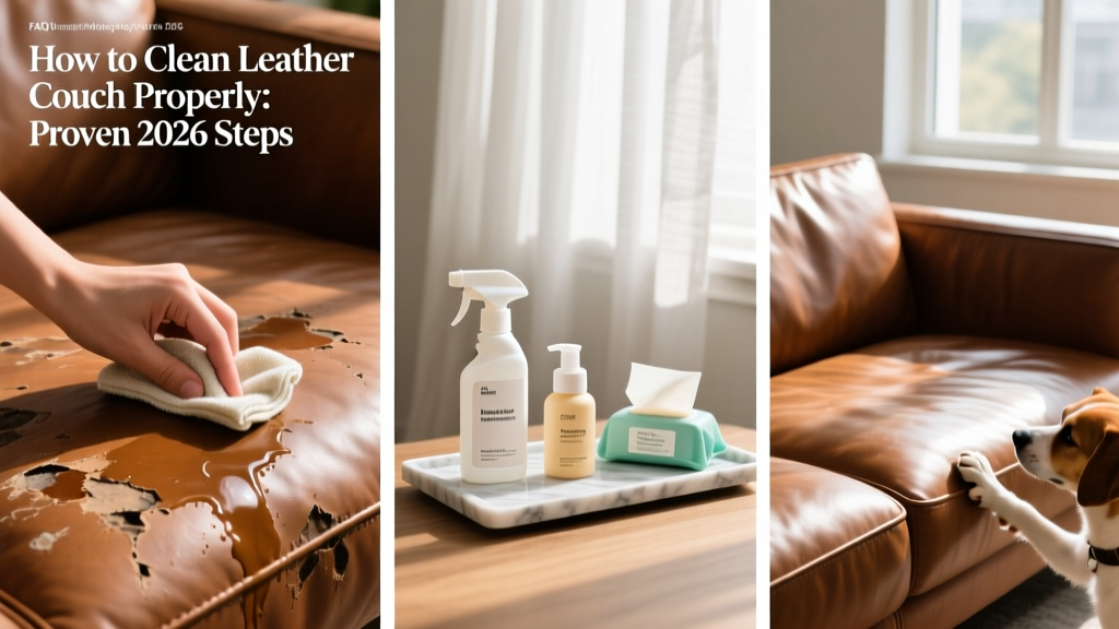 How to Clean Leather Couch Properly: Proven 2026 Steps