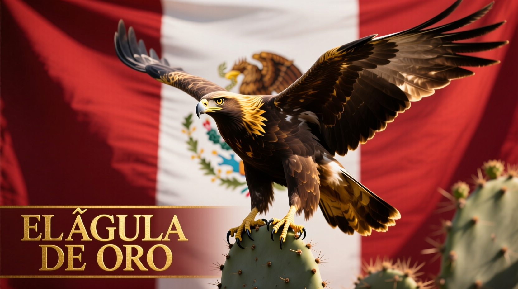 what bird is in the mexican flag