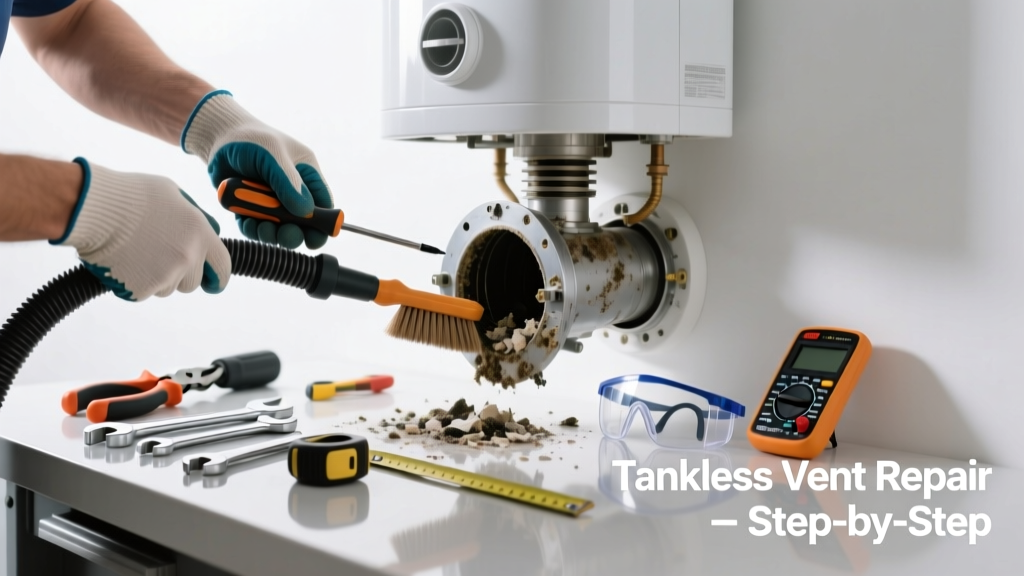 Fixing a Blocked Tankless Water Heater Vent That's Noisy