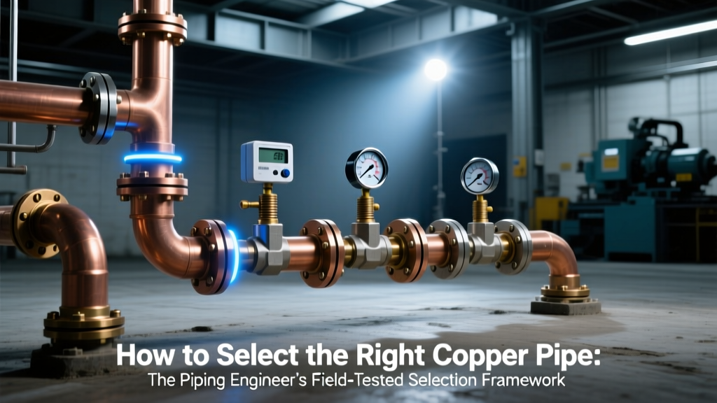 Copper Pipe Selection: Engineer's Field-Tested Framework