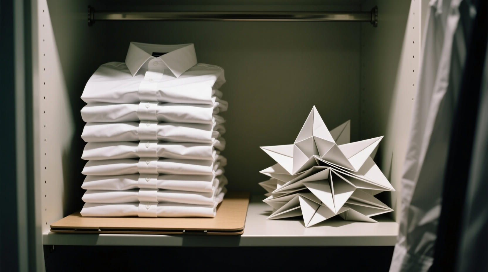 closet organization tips folding board vs origami for shirts
