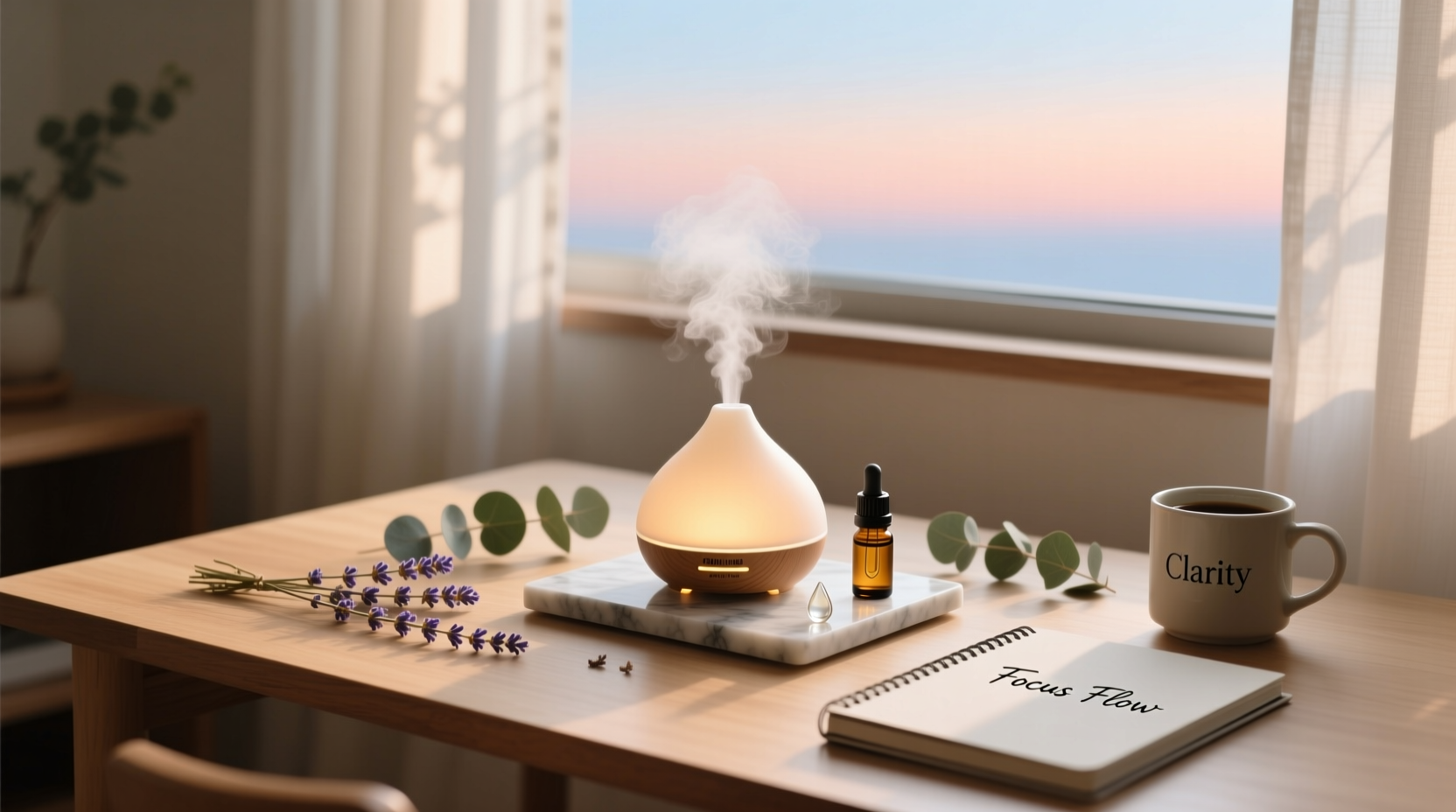 best calming diffuser blends for focus during work hours
