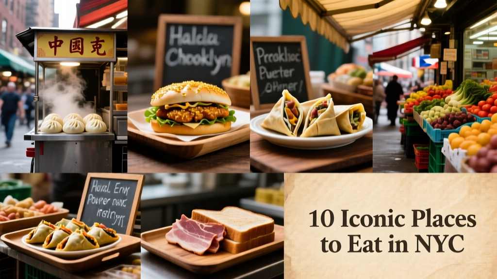 10 Iconic Places To Eat In NYC: A Culinary Cartography of the City That Never Sleeps