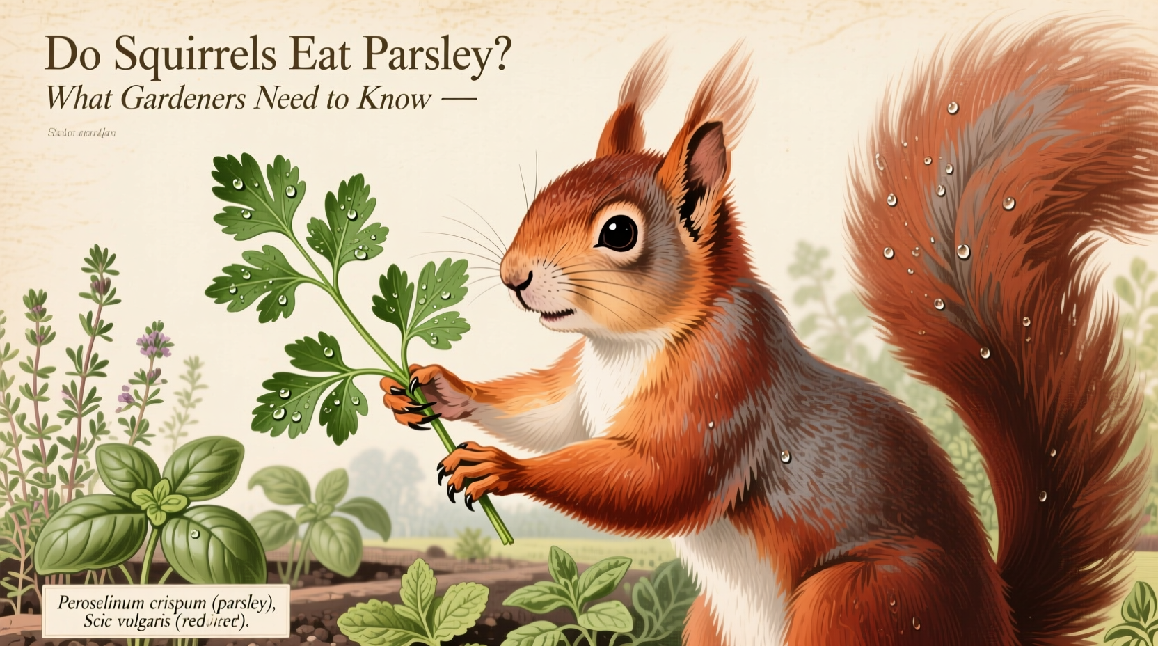Stop Squirrels Eating Parsley | TheHomeSprouts