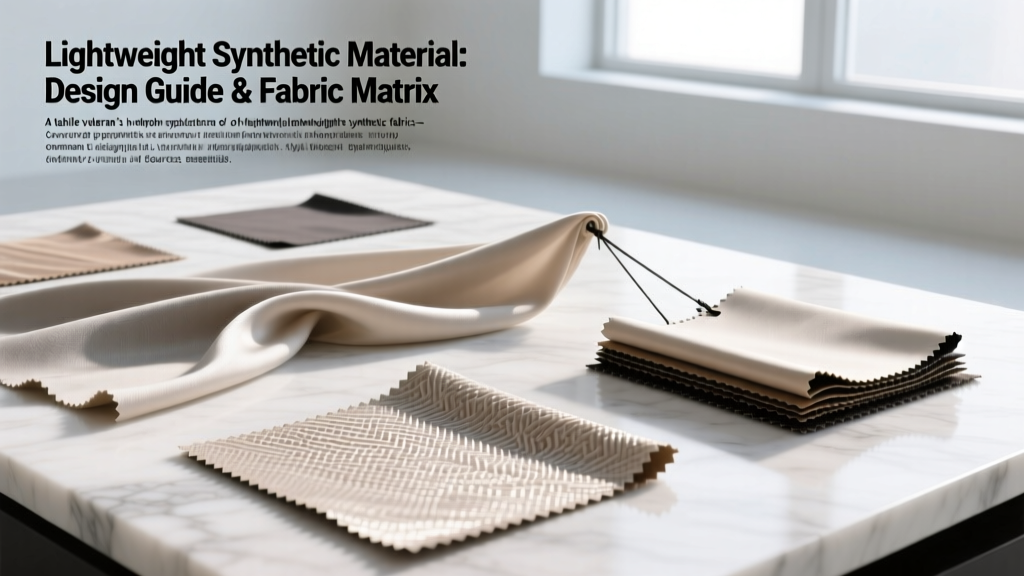 Lightweight Synthetic Material: Design Guide & Fabric Matrix