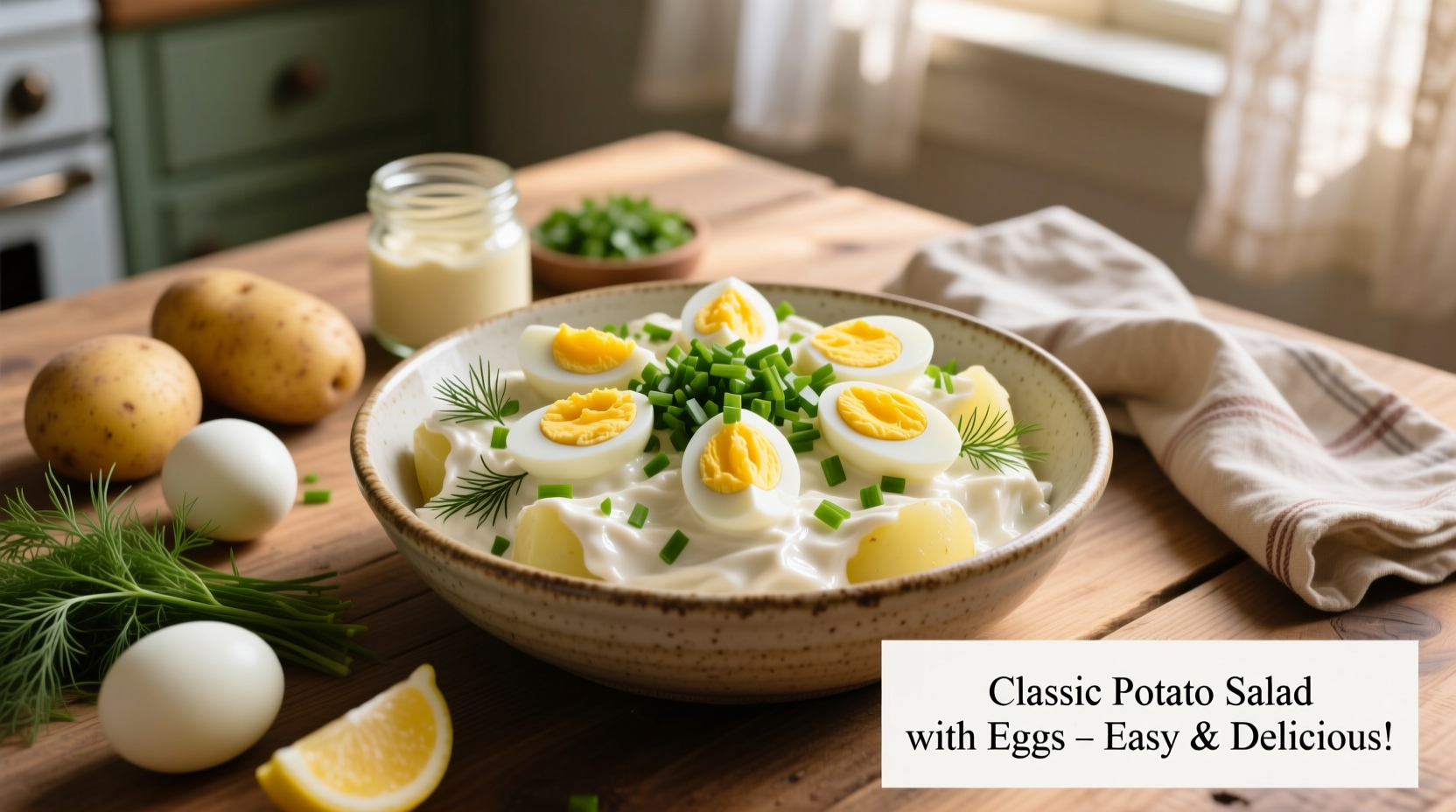 Perfect Potato Salad with Eggs Recipe: Creamy & Flavorful