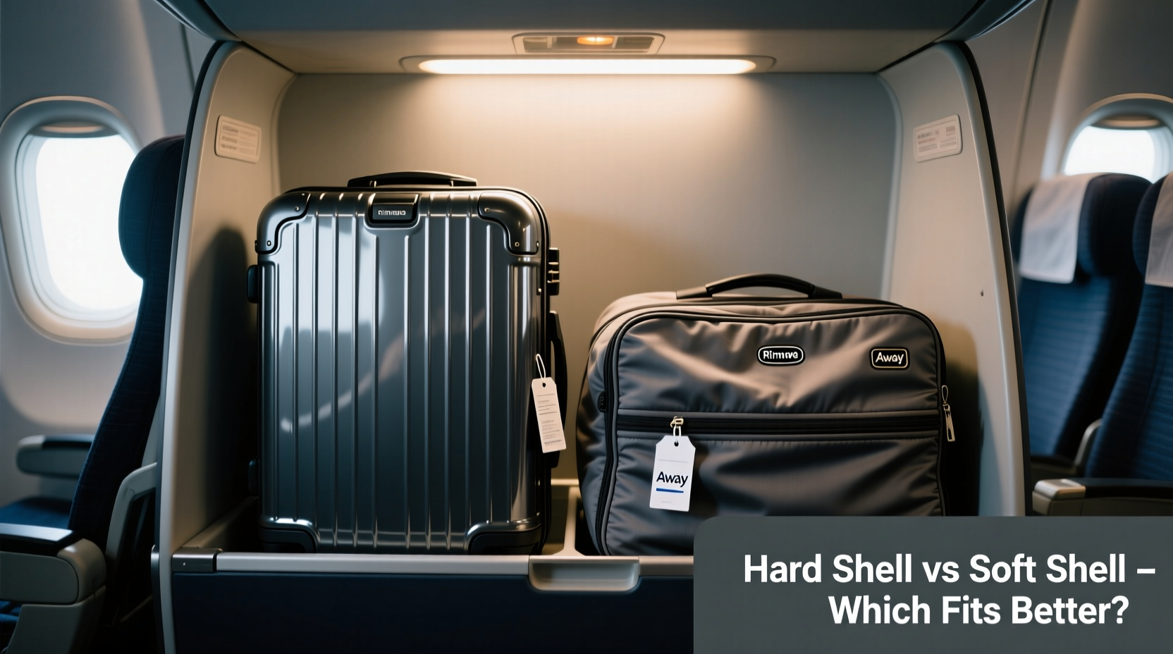 hard shell luggage vs soft shell which fits better in the overhead bin