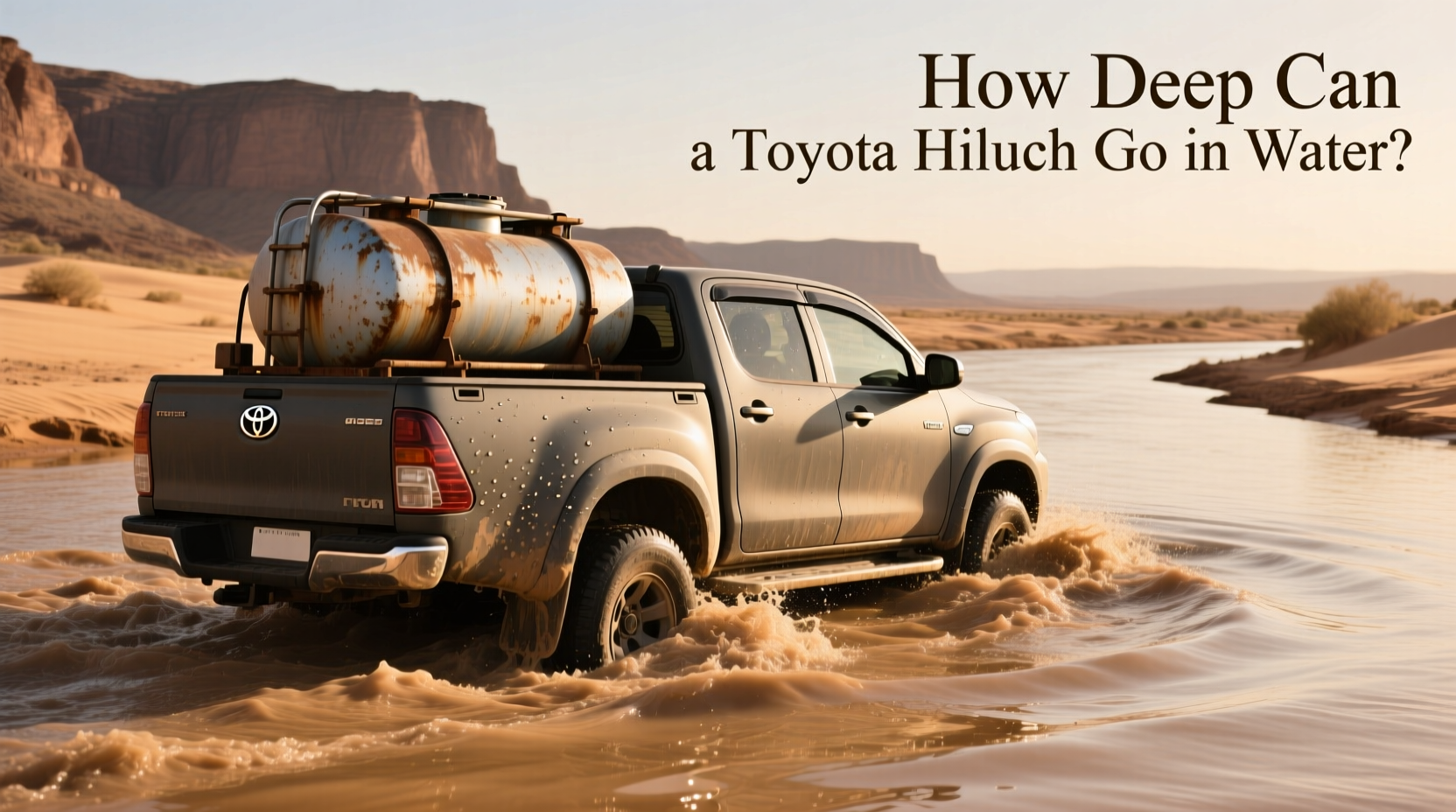 How to choose water tank toyota hilux,How deep can a Toyota Hilux go in water?