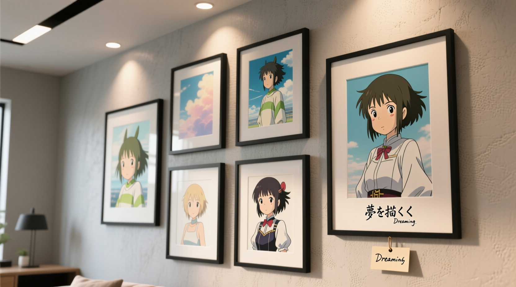 anime wall art prints how to match them with modern interiors