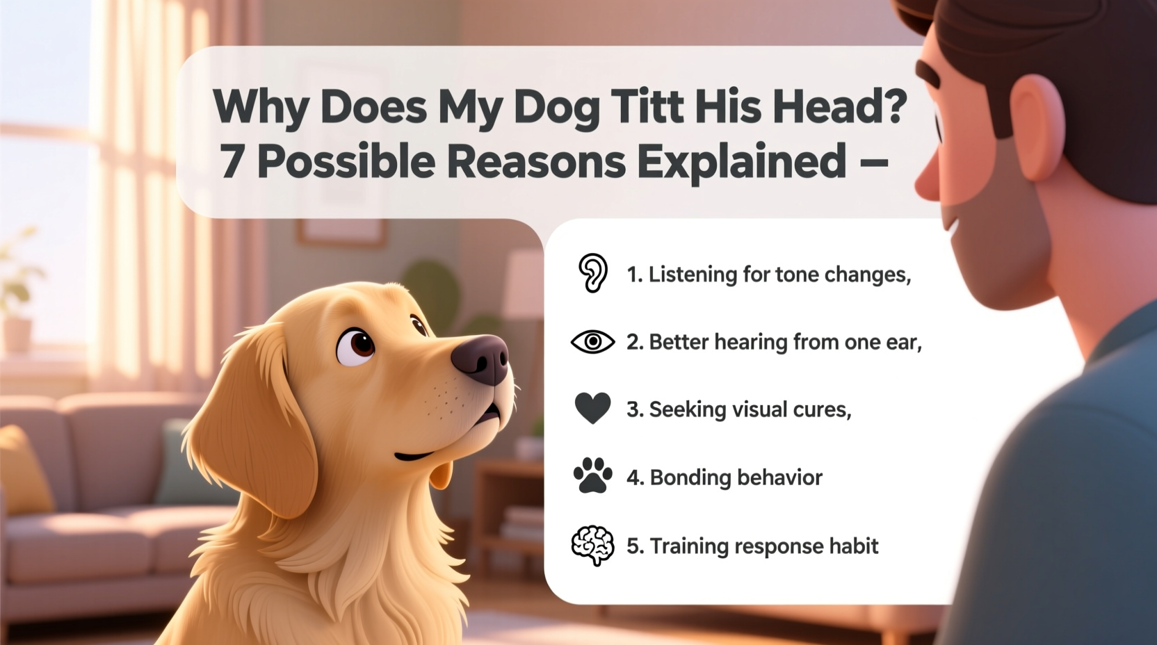 why does my dog tilt his head when i talk to him 7 possible reasons explained