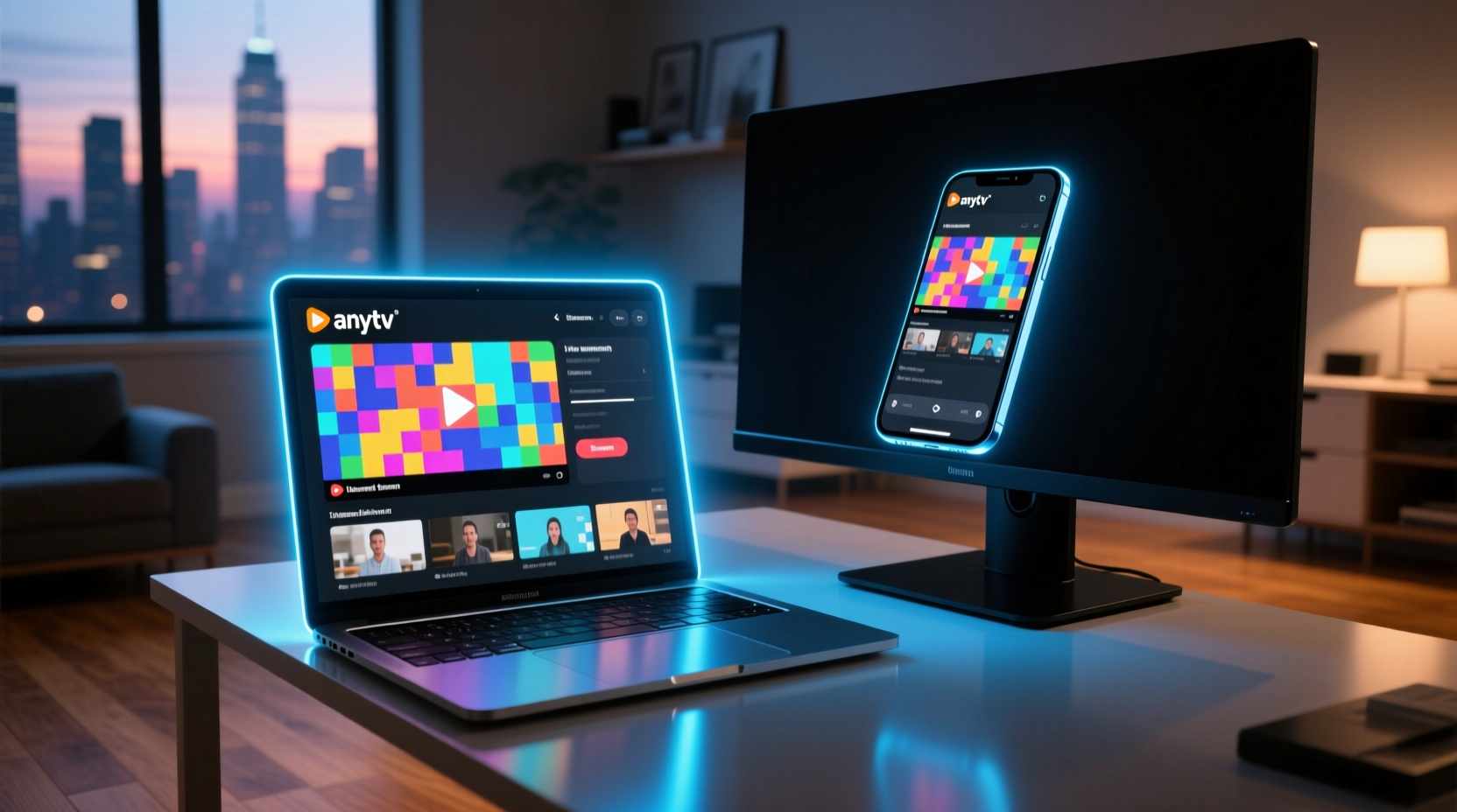 anytv streams internet video to your desktop