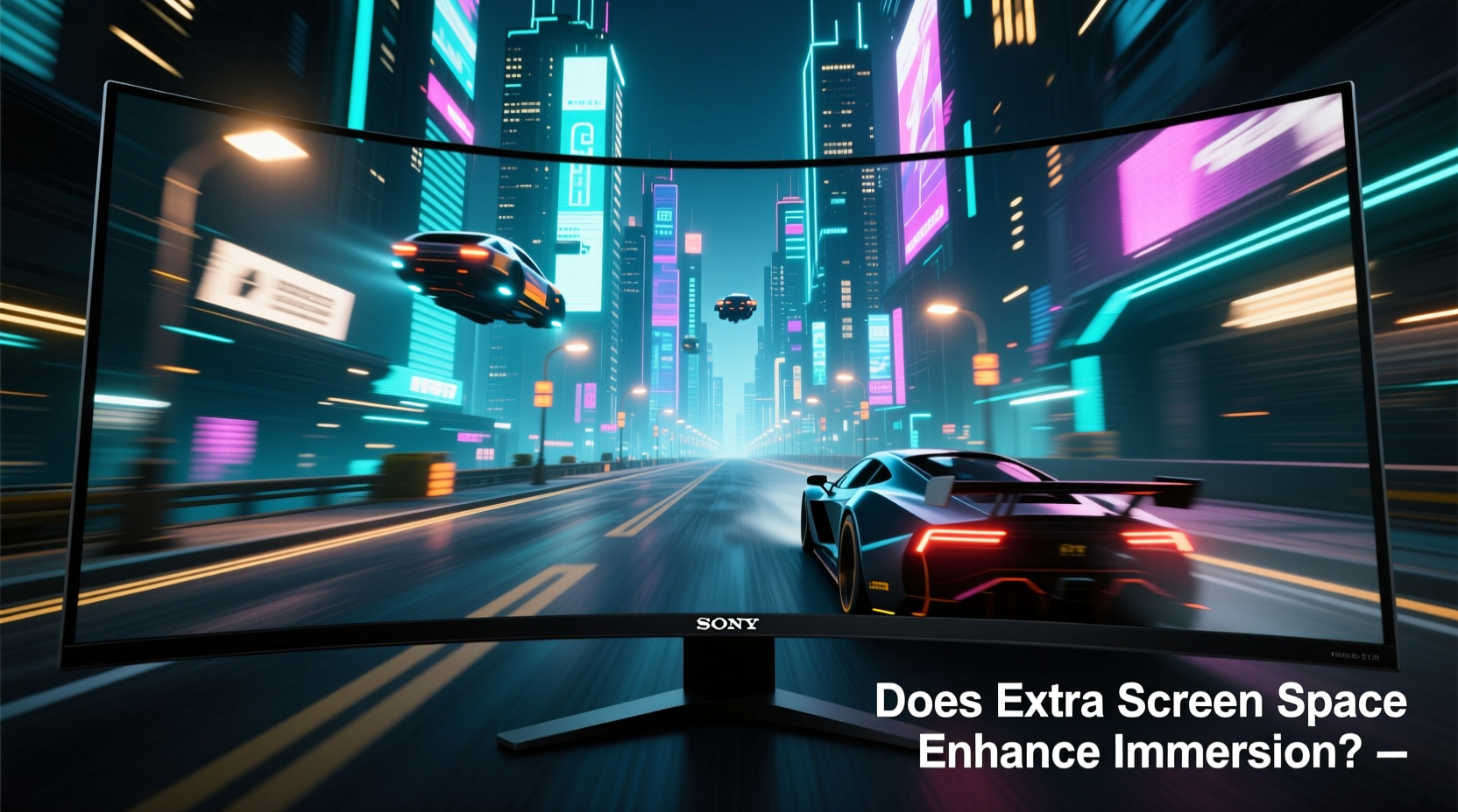 ultrawide monitor for gaming does the extra screen space enhance immersion