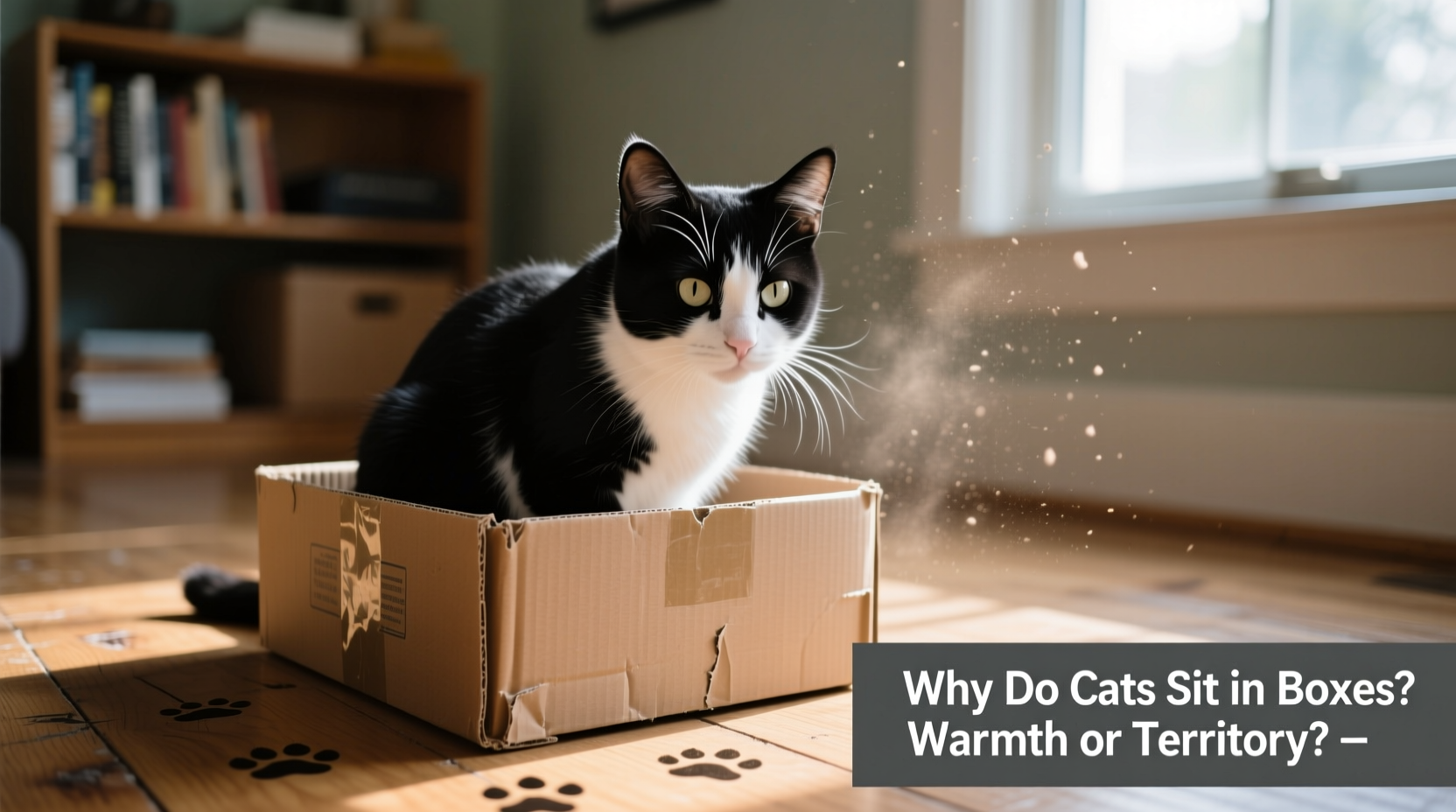 why does my cat sit in boxes and is it really about warmth or territory