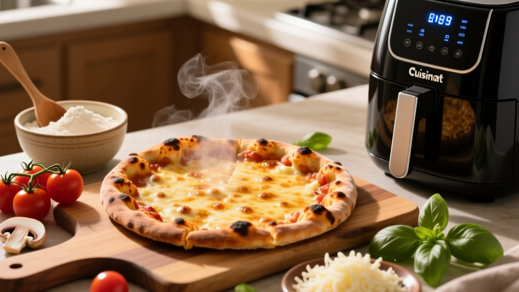 Cook Frozen Pizza in Cuisinart Air Fryer (Crispy!)