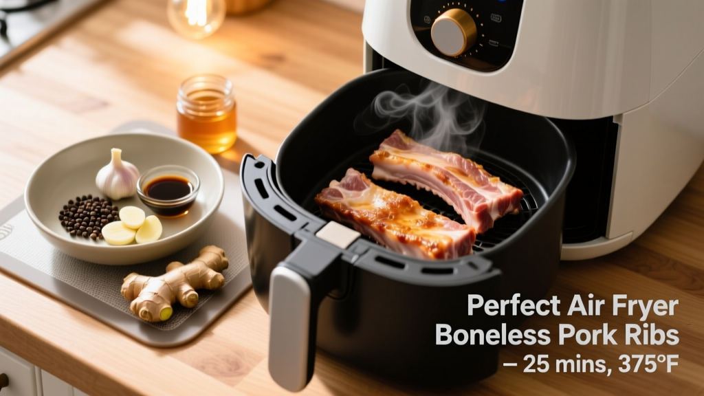 Best Boneless Pork Ribs Recipe for Air Fryer
