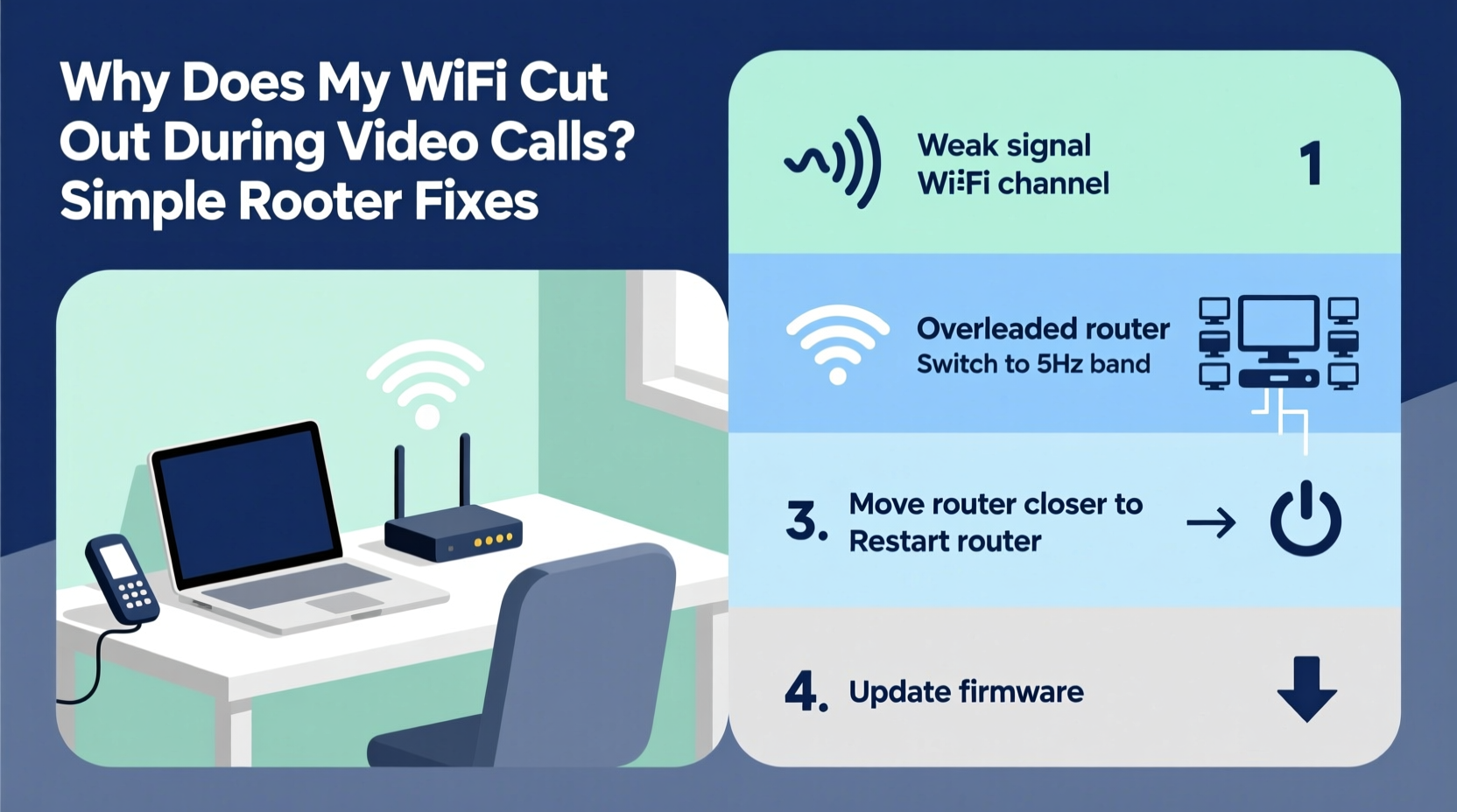 why does my wifi cut out during video calls simple router fixes