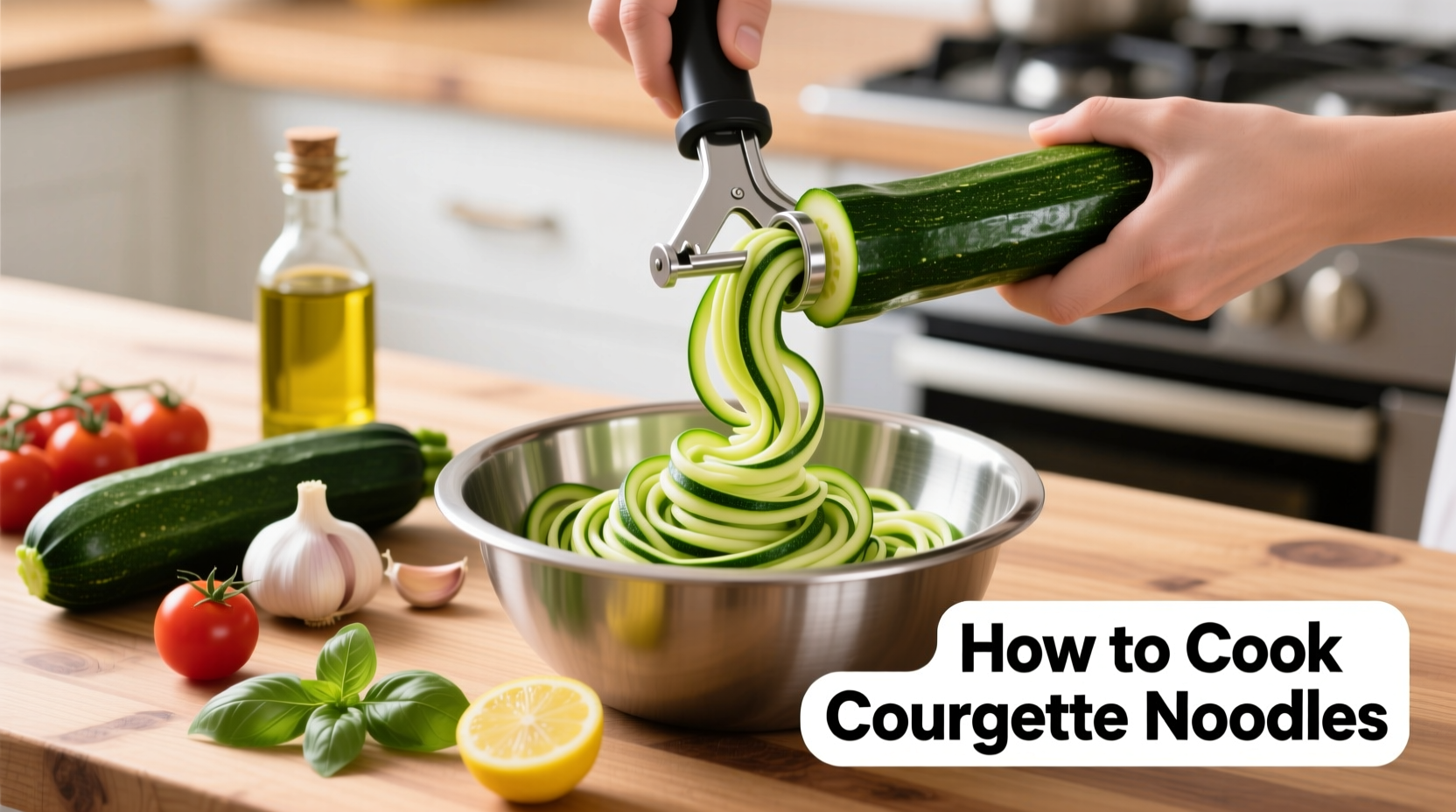 how to cook courgette noodles