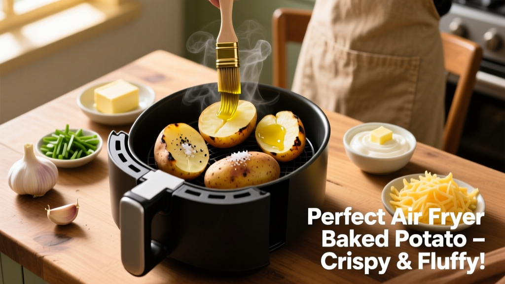 Best Air Fryer Baked Potato Recipe (Crispy & Fluffy!)