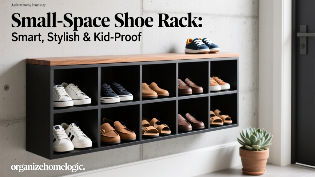 Small-Space Shoe Rack: Smart, Stylish & Kid-Proof