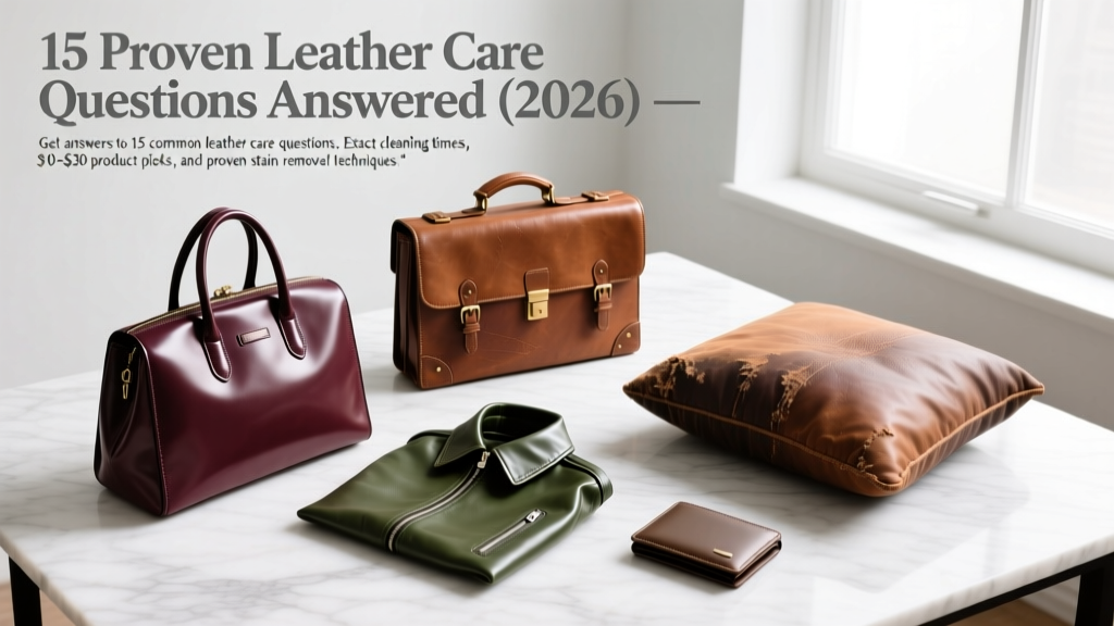 15 Proven Leather Care Questions Answered (2026)