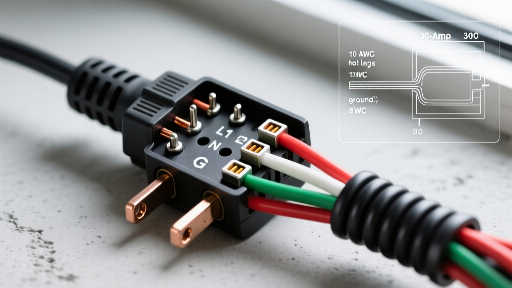 Wiring Diagram for 30 Amp Plug: RV, Dryer & Generator