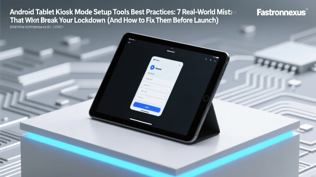 Android Tablet Kiosk Mode Setup Tools Best Practices: 7 Real-World Mistakes That Break Your Lockdown (And How to Fix Them Before Launch)