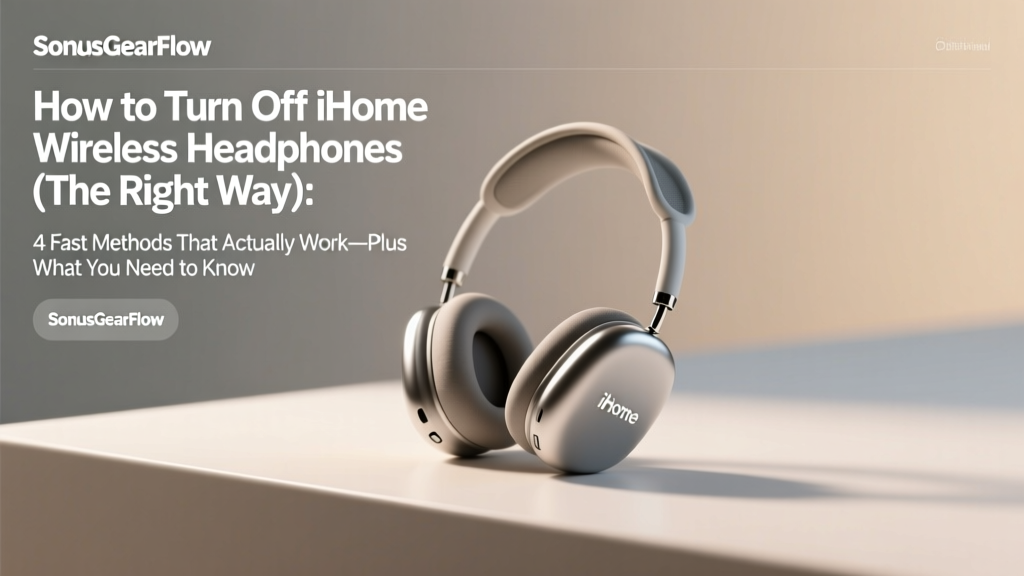 iHome Wireless Headphones: How to Turn Off (2026)