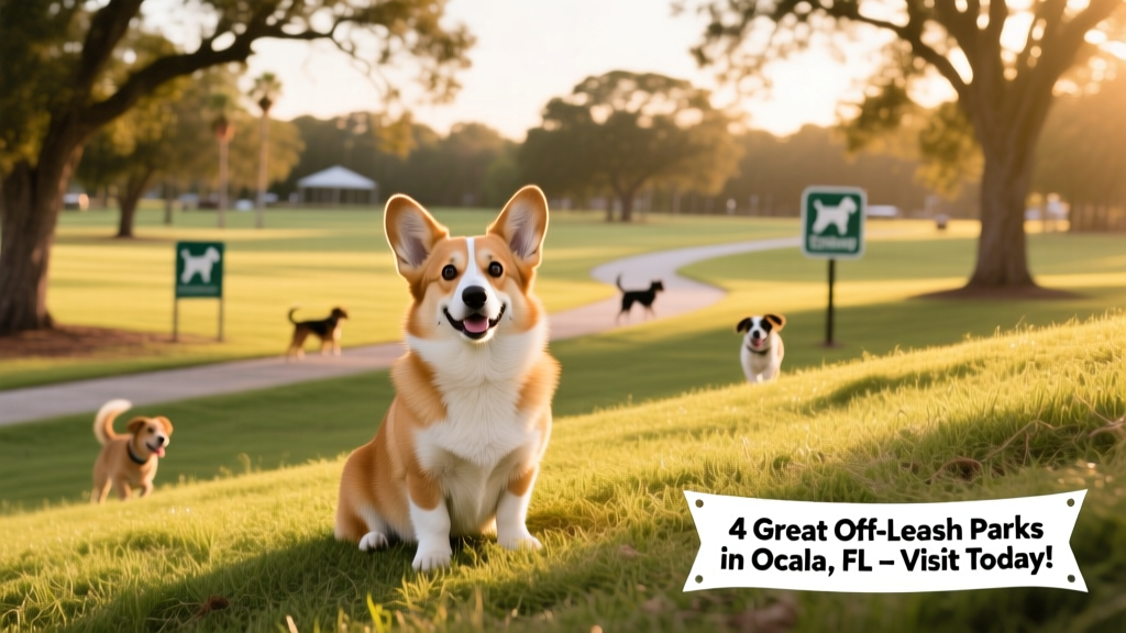 welsh corgi dog sitting at the park