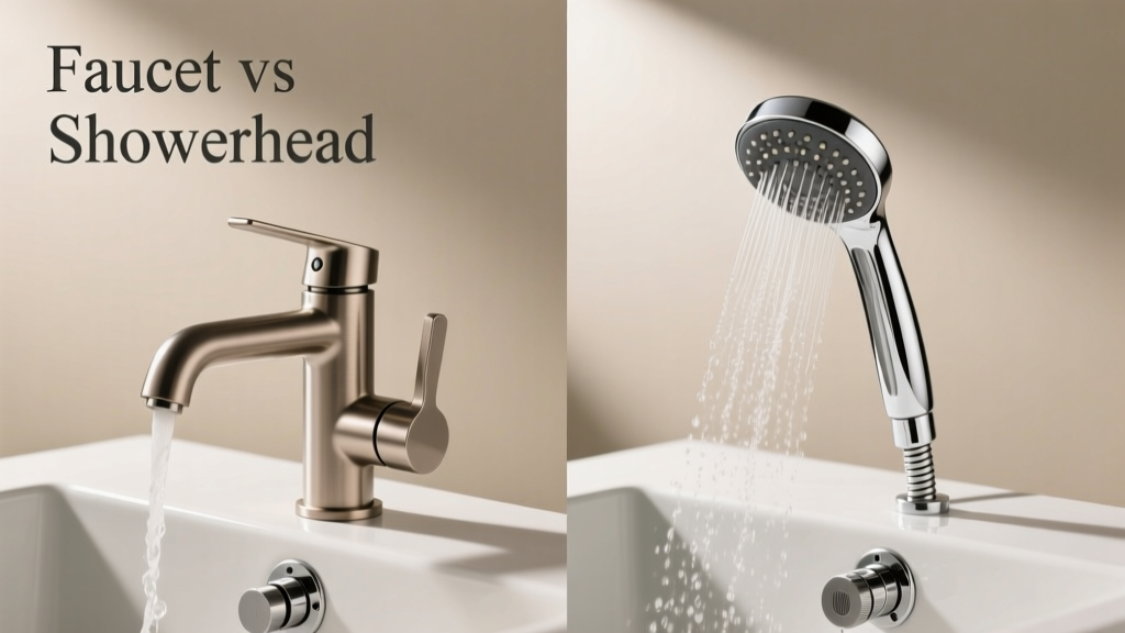 Faucet vs Showerhead: Which Fits Your Bathroom Best?