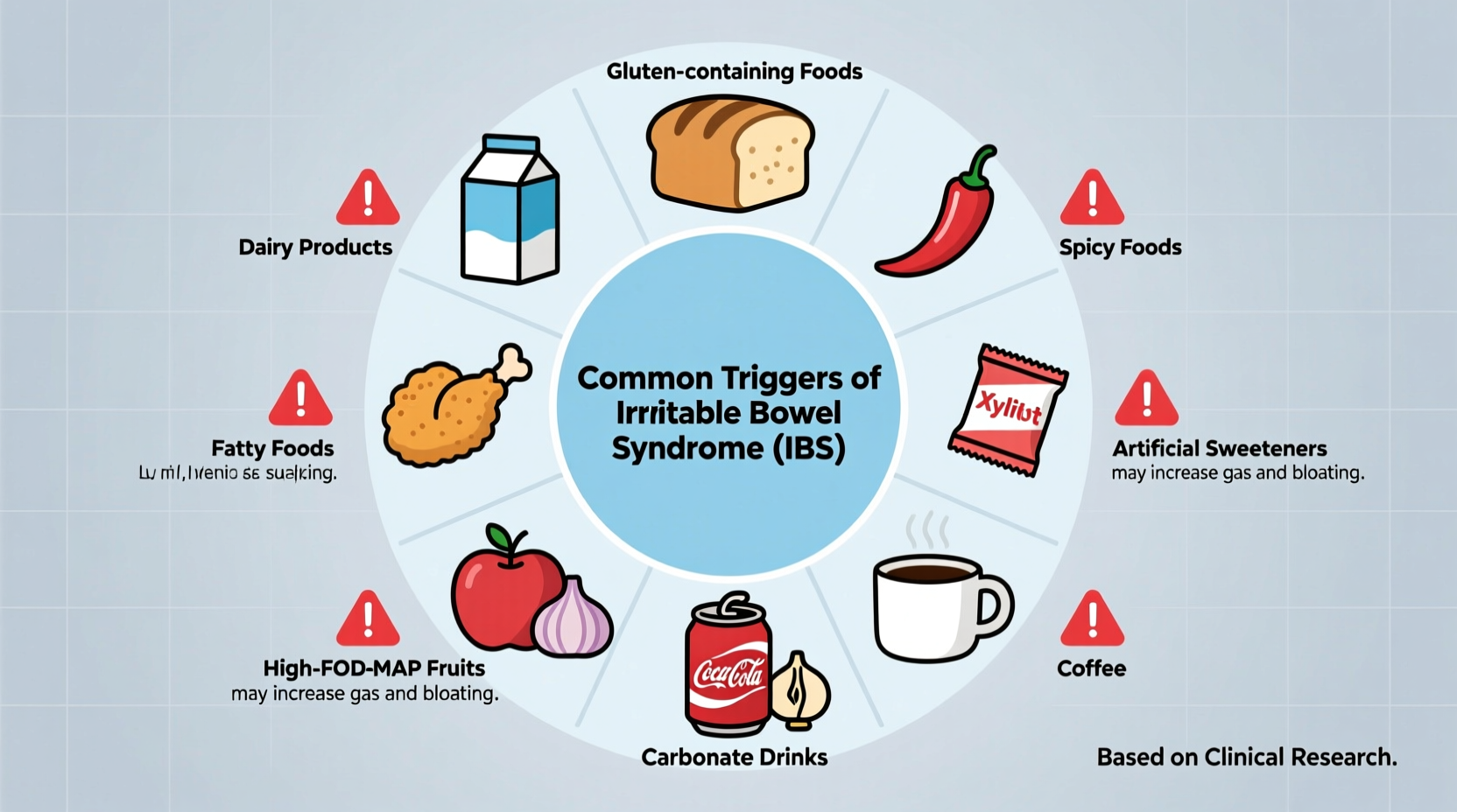 IBS Trigger Foods: Science-Backed Dietary Guide