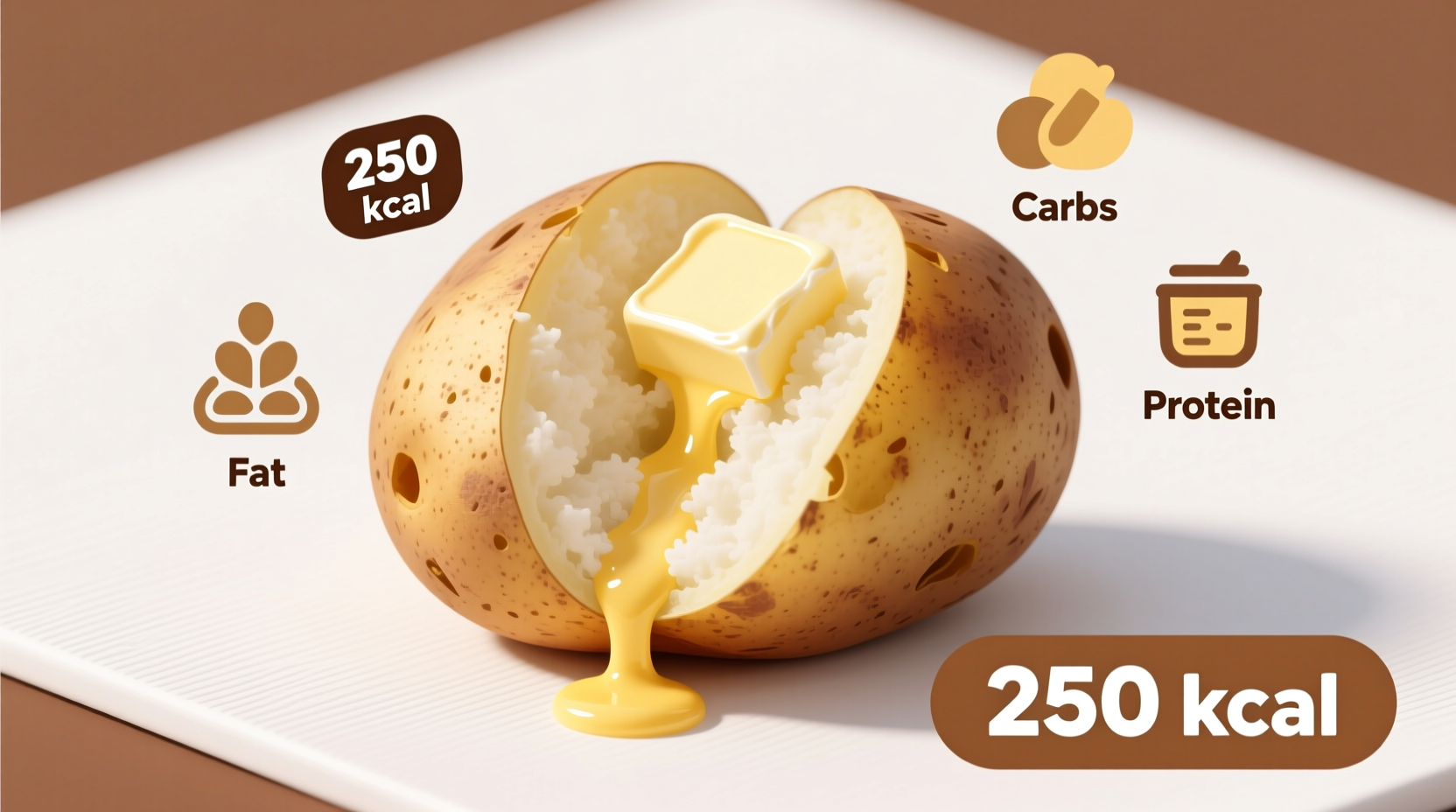 Baked Potato with Butter Calories: Exact Count Revealed