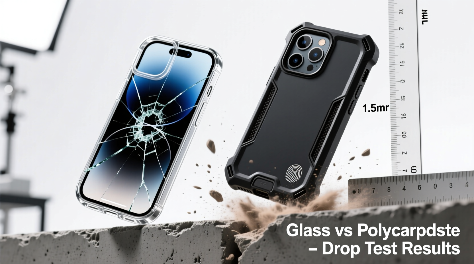glass phone case vs polycarbonate which offers better drop protection