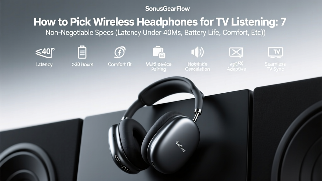 Wireless Headphones for TV: 7 Must-Have Specs (2026)