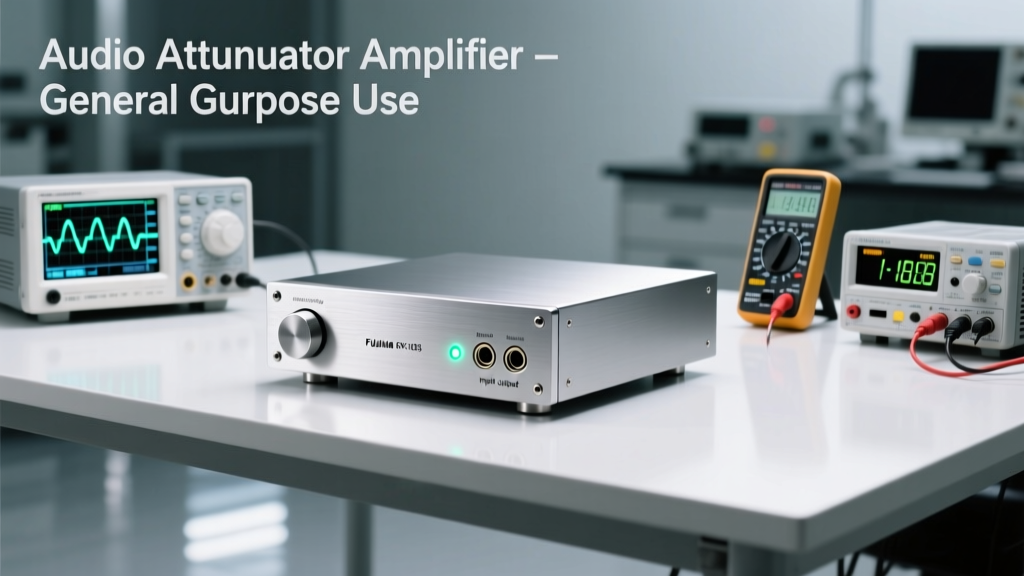 Audio Attenuator Amplifier Handles General Purpose Assignments: Precision, Flexibility, and Traceable Performance in Test & Measurement