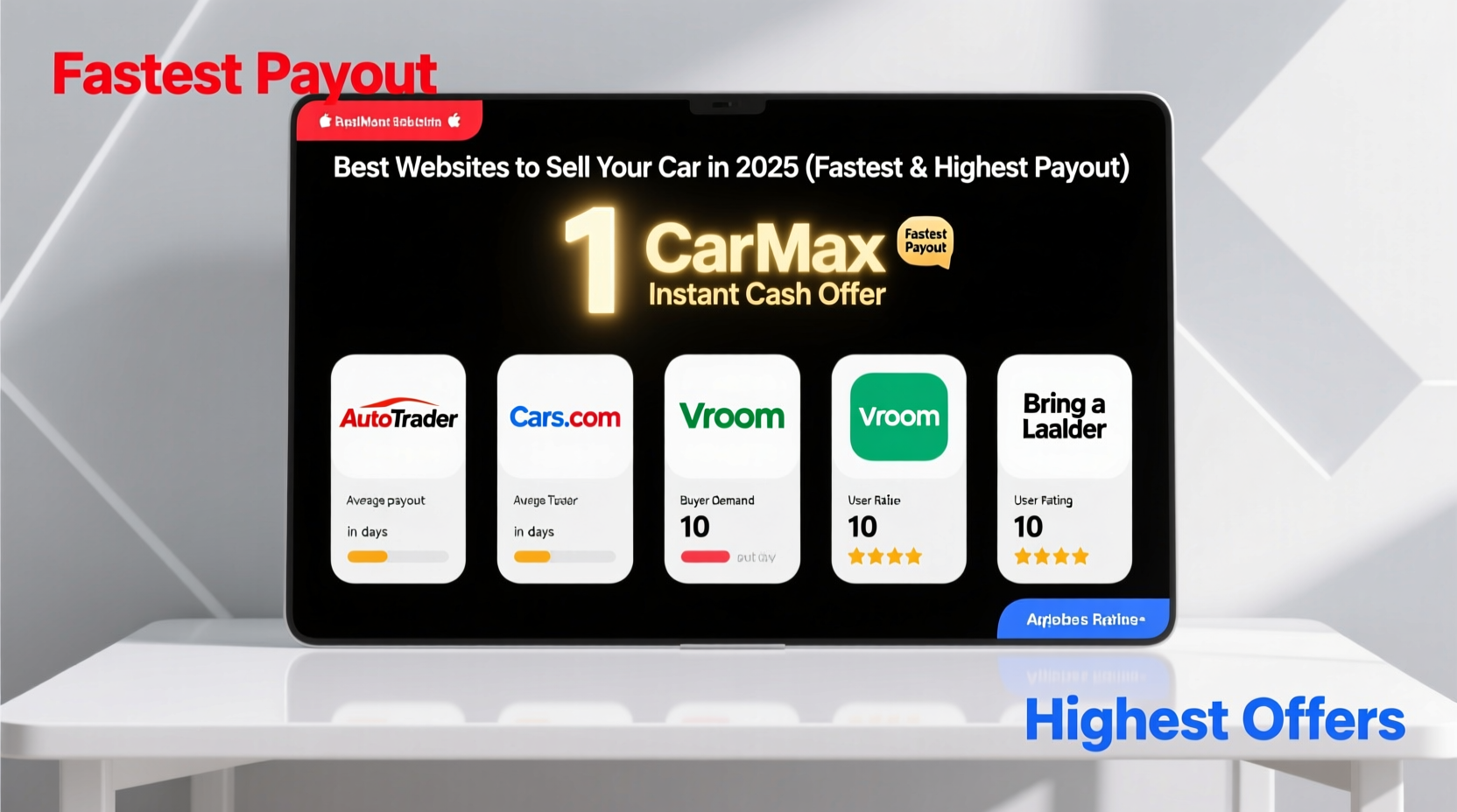 best web to sell car