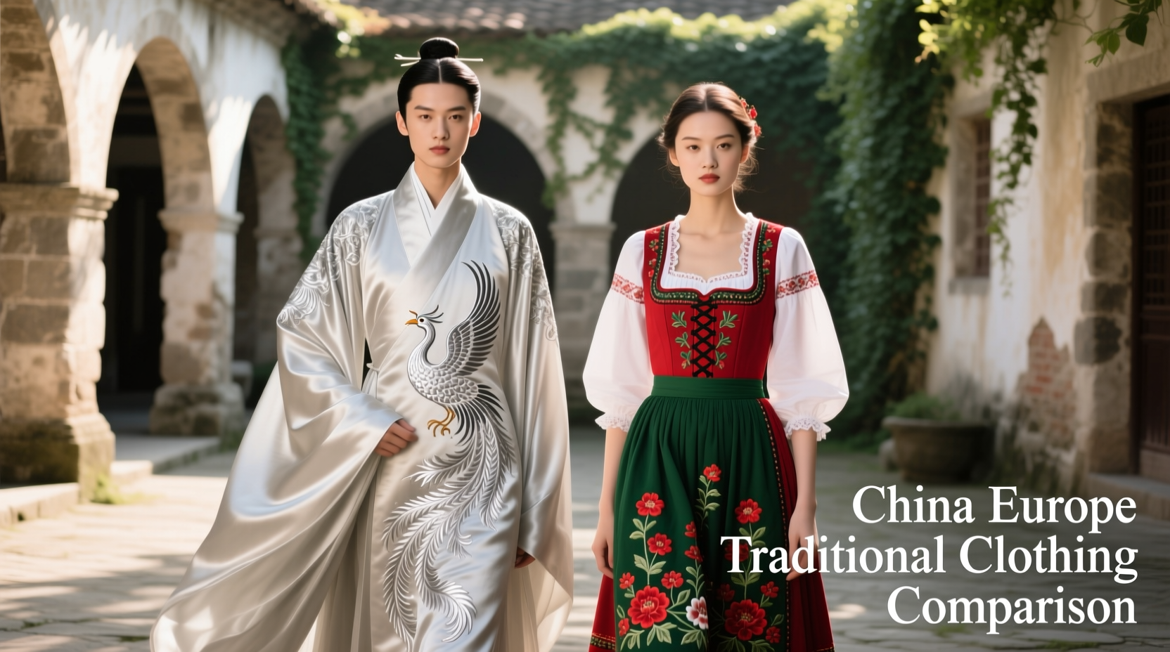 Traditional Clothing China & European Folk Dress: Textile Comparisons